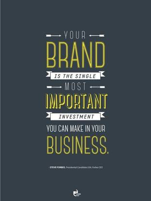 Poster Your Brand Steve Forbes (Large Print, 36x24 Inches, Banner Media, Multicolor) Fine Art Print