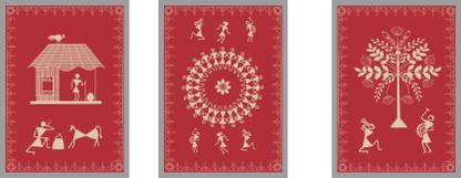 "Warli painting: a traditional tribal art from Maharashtra " Fine Art Print