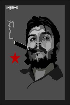Che Guevara Motivational Poster with A4 Size Frame F-256 Paper Print
