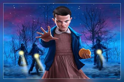 Stranger Things Matte Finish Poster Paper Print