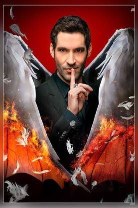 Lucifer Morningstar Art Formal Wear Matte Finish Poster Paper Print