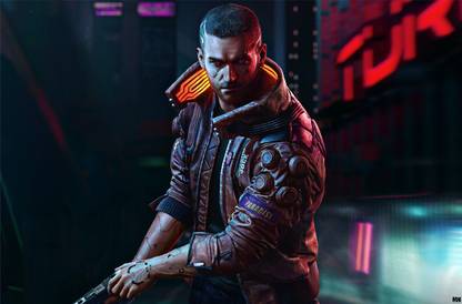 Cyberpunk 2077 V Poster 18 x 12 inch 300 GSM Paper Print