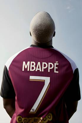 Kylian Mbappe Poster for Room Wall Decoration, Size - 12 X 18 inches || EB ART 10115 Paper Print