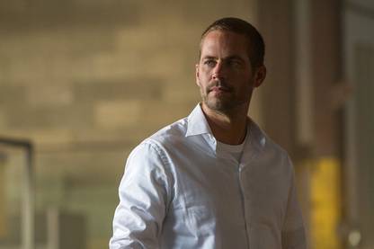 Poster Movie Furious 7 Fast & Furious Brian O'Conner Paul Walker Paul Walker sl-7053 (Large Print, 36x24, Banner Media, Multicolor) Fine Art Print