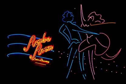 Poster Neon (Large Print, 36x24 Inches, Banner Media, Multicolor) Fine Art Print
