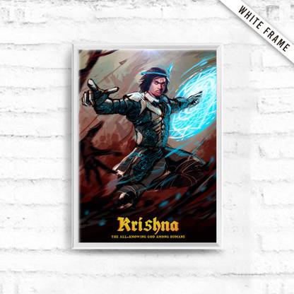 Vijay Sethupathi As Krishna�� Kollywood Mahabharata Poster White Frame Photographic Paper