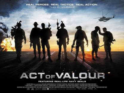 Poster Act Of Valor Movie sl-12541 (Wall Poster, 13x19 Inches, Matte Paper, Multicolor) Fine Art Print