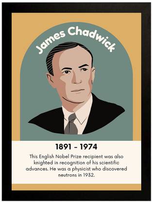 James Chadwick- Founder of Neutrons - Scientist- Paper Print - 12x8 Inches Paper Print