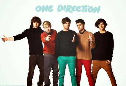 Poster One Direction Design sl-13457 (Wall Poster, 13x19 Inches, Matte Paper, Multicolor) Fine Art Print