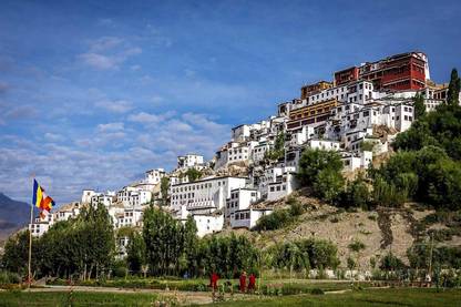 Monastery Thiksey Ladakh Poster For Home Decor 300 Gsm 12x18 Unframed B - 86 Paper Print