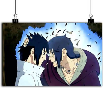 Sasuke and Itachi Poster | Naruto Sasuke and Itachi Poster | Sasuke and Itachi Anime Posters | Naruto Sasuke and Itachi Wall Poster Paper Print