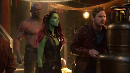 Poster Guardians Of The Galaxy Peter Quill Star Lord Gamora Drax The Destroyer sl-17261 (Wall Poster, 13x19 Inches, Matte Paper) Fine Art Print