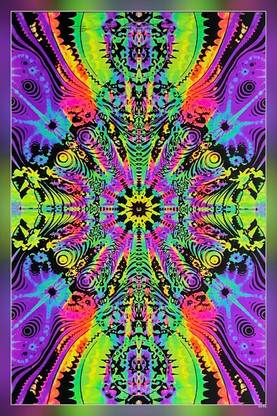 Wormhole Blacklight Matte Finish Poster P-4696 Paper Print