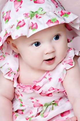 2024 Trending Cute new Baby girl | Baby wallpaper| room decorative poster of baby girl (Without Frame) Paper Print