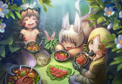 Made in Abyss Nanachi Riko Reg anime series hd Matte Finish Poster Print Paper Print
