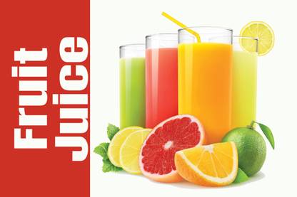 FRUIT JUICE Paper Print