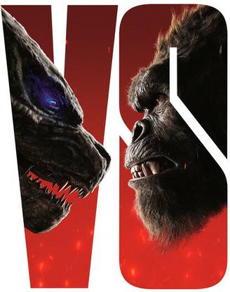 Godzilla Godzilla Vs King Kong Matte Finish Poster Paper Print