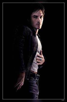 Damon Salvatore Ian Somerhalder The Vampire Diaries Matte Finish Poster Paper Print