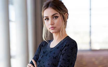 ana de armas wallpaper Paper Print
