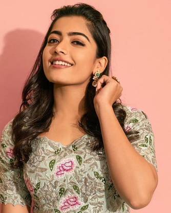 Rashmika Mandanna Poster Multicolor Photo Paper Print Poster Photographic Paper