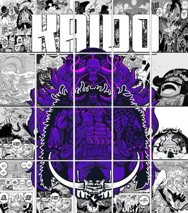 Set of 20 kaido wall collage kit | A4 (11.9x8.3 inch) | onepiece posters | anime posters Paper Print
