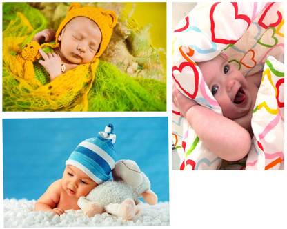 Cute baby poster for home decor for gift pragnet women Paper Print