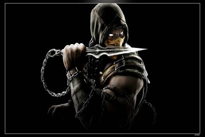 Scorpion Mortal Kombat X Video Game Matte Finish Poster Paper Print