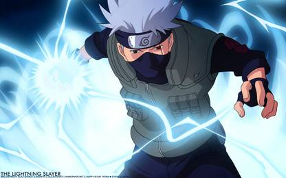 Poster Anime Blue Kakashi Hatake Naruto sl-16711 (Wall Poster, 13x19 Inches, Matte Paper) Fine Art Print