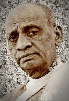 Poster Freedom Fighter Sardar Vallabh Bhai Patel Ji Series 2 (Large Print, 36x24 Inches, Banner Media, Multicolor) Fine Art Print