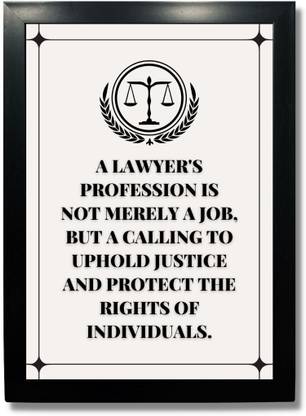 Lawyer Law Poster for Room Office Home Photographic Paper