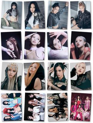 BLACKPINK Photocards Pack Of 16 (12 Individual & 4 Group) | BLACKPINK All Member Photocard Pack | For BLINK | BLACKPINK Merch | FOR GIFTING / FOR BIRTHDAY Photographic Paper
