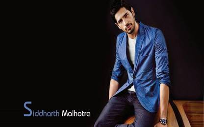 Poster Siddharth Malhotra sl-13755 (LARGE Poster, 36x24 Inches, Banner Media, Multicolor) Fine Art Print