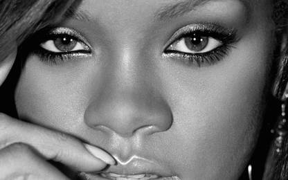 Poster Music Rihanna Singers sl-7320 (Large Print, 36x24, Banner Media, Multicolor) Fine Art Print