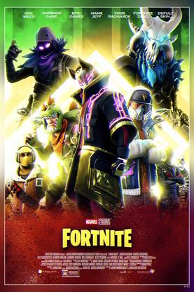 Fortnite -Video Game Matte Finish Poster P-9751 Paper Print