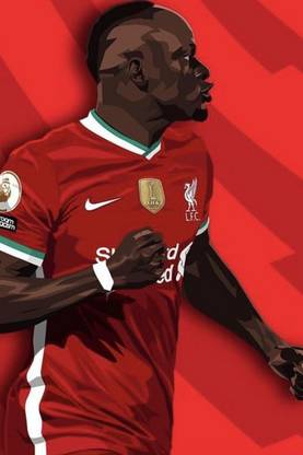Sadio Mane Poster for Room Wall Decoration, Size - 12 X 18 inches || VE EB ART 10547 Paper Print