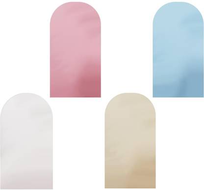 Arch Backdrop Cover Arch Frame Cover for Parties Photo Props Ceremony White Paper Print