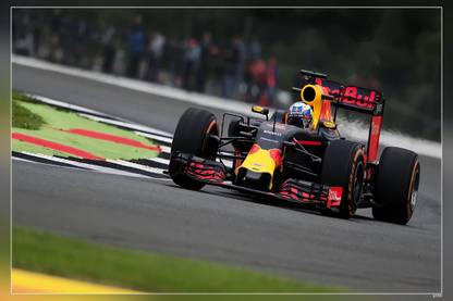 Daniel Ricciardo F Formula1 Red Bull Racing Matte Finish Poster P-8999 Paper Print