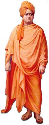 Poster Swami Vivekananda Photo Series 2 (Large Print, 36x24 Inches, Banner Media, Multicolor) Fine Art Print