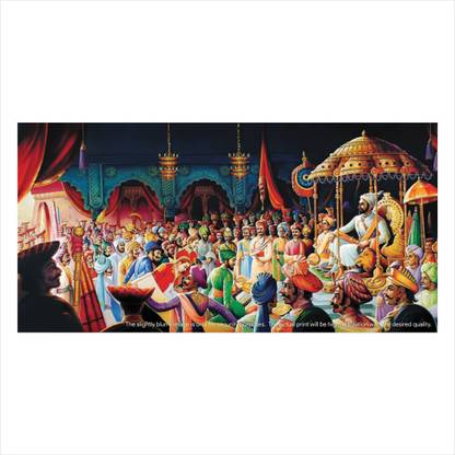 Chhatrapati Shivaji Maharaj Rajyabhishek Canvas Print Canvas Art
