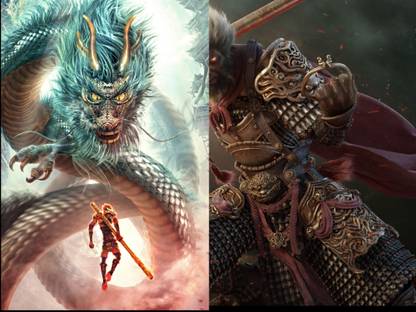 BLACK MYTH: WUKONG HD TRENDING POSTER (2 POSTERS) Paper Print