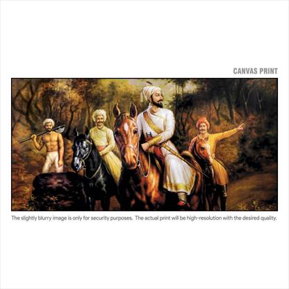 Chhatrapati Shivaji Maharaj Canvas Print Canvas Art