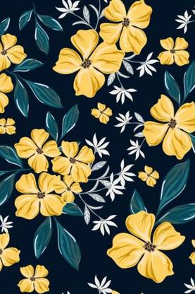 Flowerish Art Poster for Room Wall Decoration, Size - 12 X 18 inches || VE EB ART 9745 Paper Print
