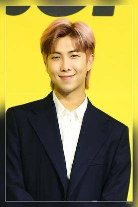 Rm Bts K-Pop Bts Rm Namjoonie Kim Namjoon Bangtan Sonyeondan Namjoon Rap Monster Bts Matte Finish Poster Paper Print