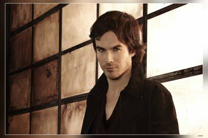 The Vampire Diaries Damon Ian Somerhalder The Vampire Diaries Matte Finish Poster Paper Print