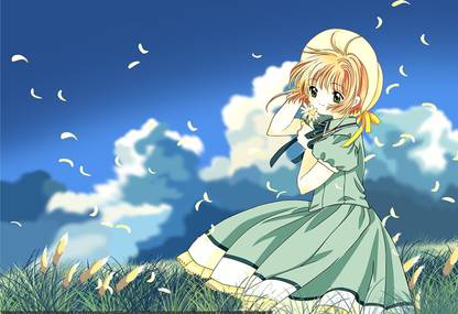 Anime Cardcaptor Sakura Wall Poster Wall Poster Print on Art Paper 13x19 Inches Paper Print