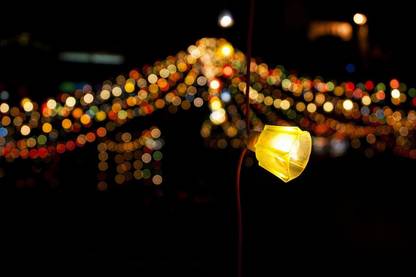 light bokeh background abstract Poster, Wallpaper Paper Print