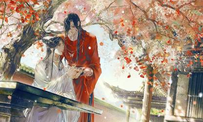 Heaven Official S Blessing Xie Lian Hua Cheng And San Lang Poster 12 X 18 Inch D-4 Paper Print