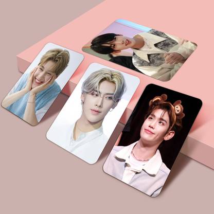 Zero Base One Kpop Group Photo cards ( Set of 12 + 4 Freebie ) Paper Print