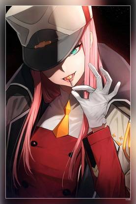 Zero Two Darling In The Franxx Zero Two Matte Finish Poster Paper Print