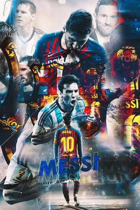 Self Adhesive UV Coated High Resolution Vinyl Print- Leonel Messi – PSF8 Fine Art Print